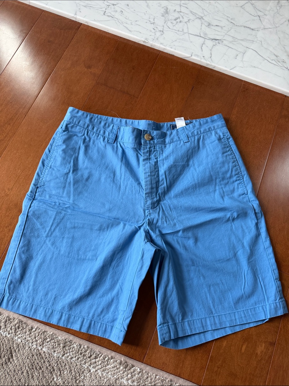 Men's Vineyard Vines Blue Flat Front Chino Shorts
